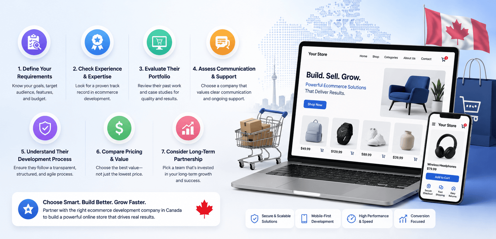 How to Choose the Best Ecommerce Website Development Company in Canada
